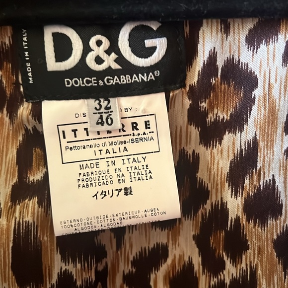 Velvet floral D&G blazer Dolce & Gabbana size 46 - Picture 6 of 11
